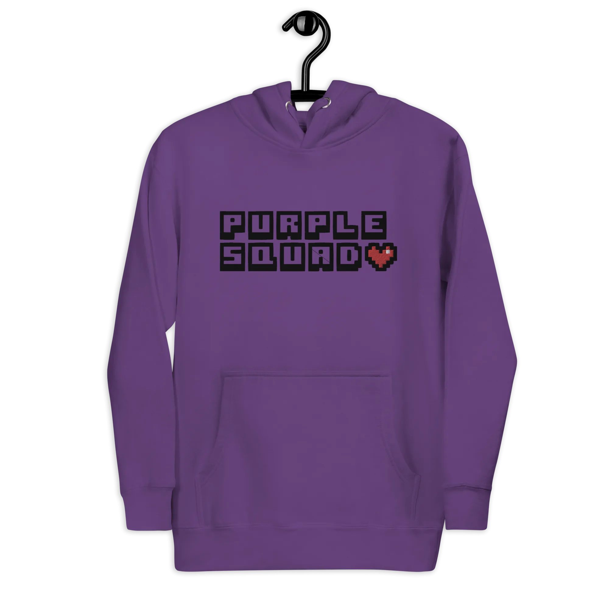 Purple Squad Embroidered Hoodie (Adult S-3XL)