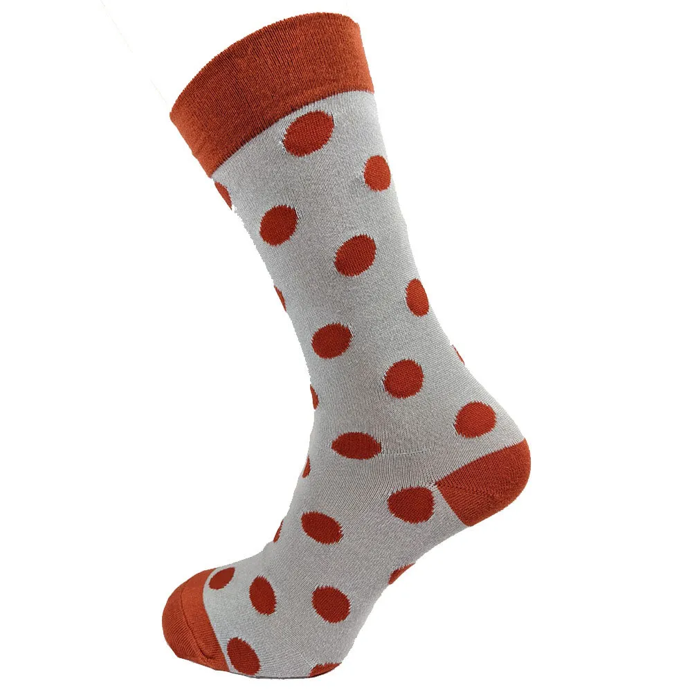 Red Spot Bamboo Socks