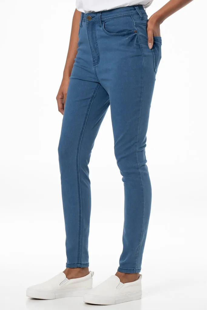 Rf09 Hi-Waisted Skinny Jeans _ 140823 _ Mid Wash