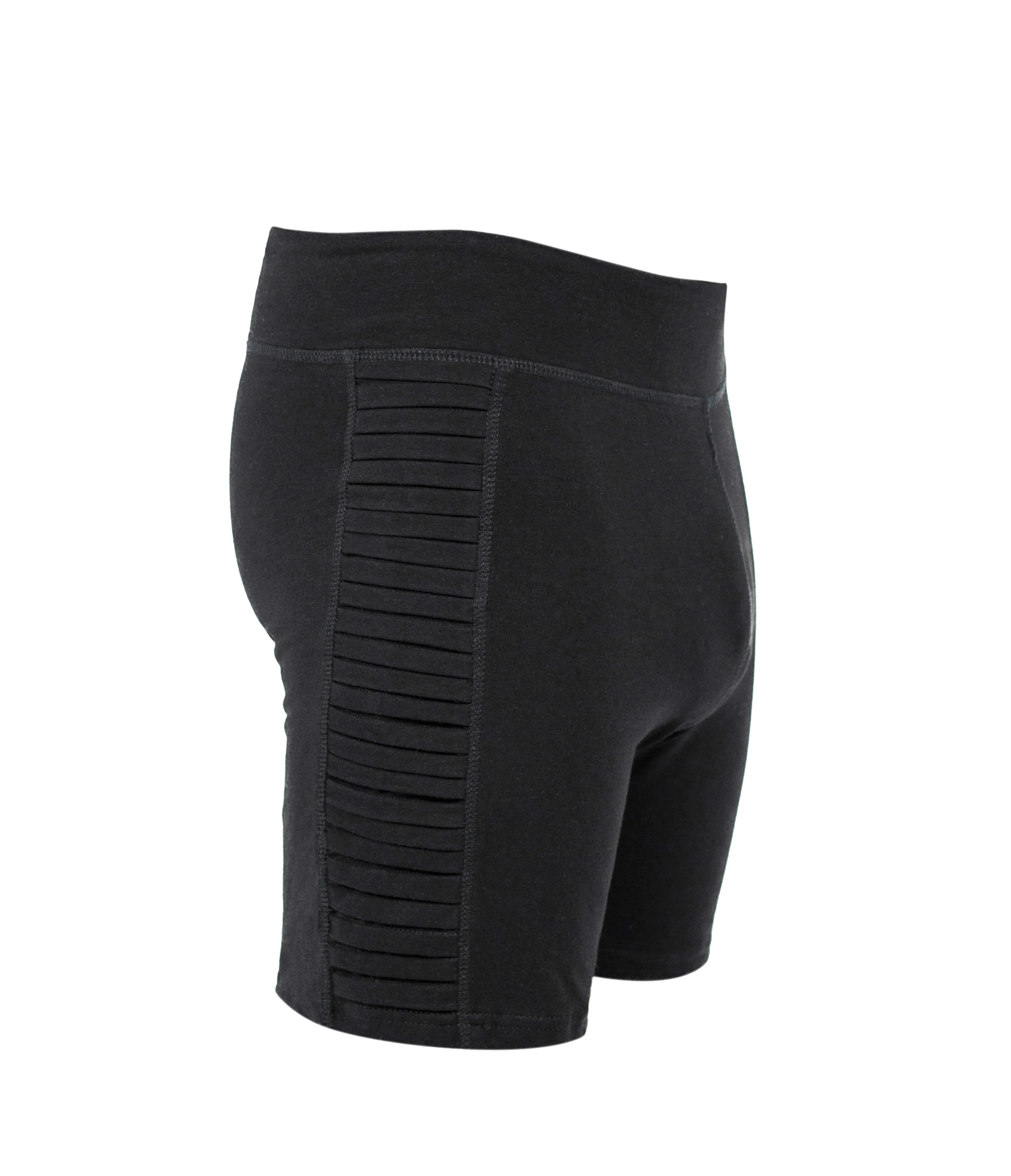 Ribbed Yoga shorts - Organic cotton