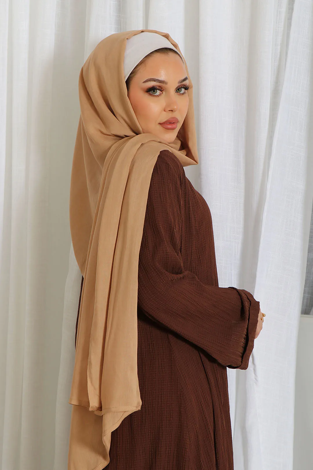 Rima Modal Scarf- Tan