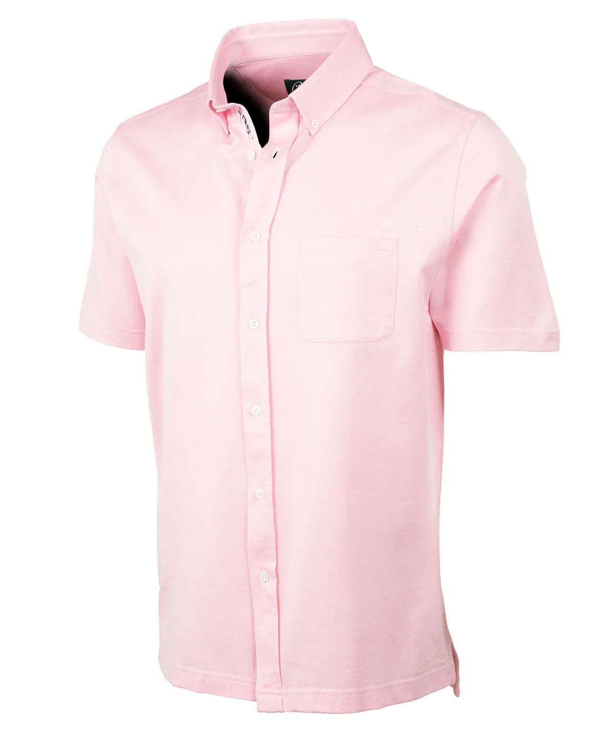 Signature Cotton Knit Short-Sleeve Cabana Sport Shirt