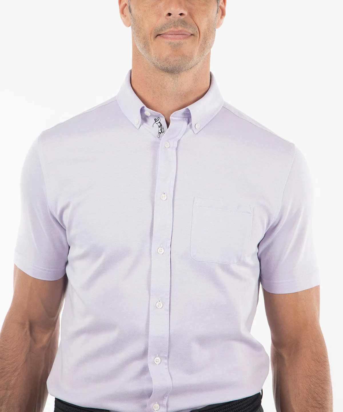 Signature Cotton Knit Short-Sleeve Cabana Sport Shirt