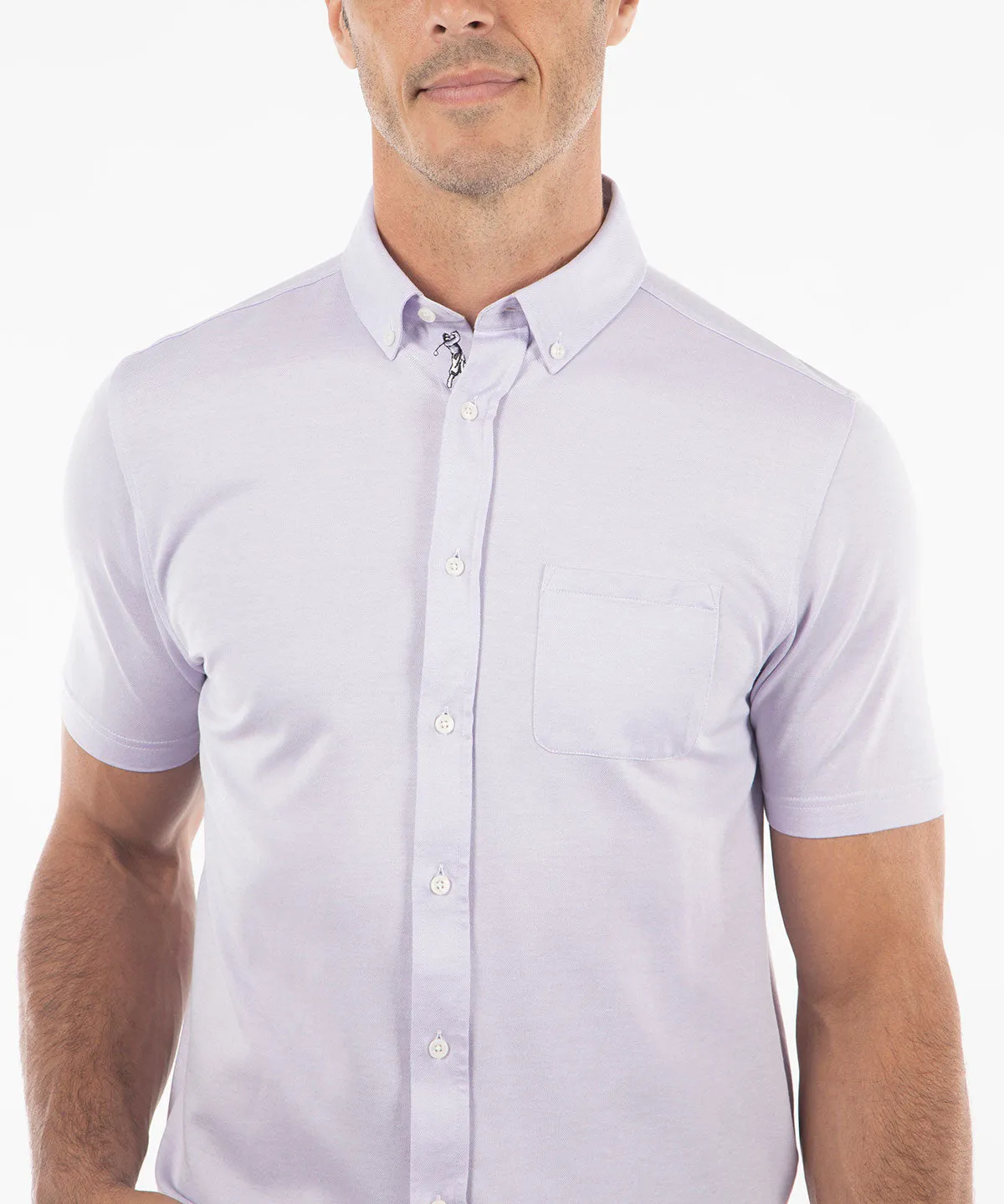 Signature Cotton Knit Short-Sleeve Cabana Sport Shirt