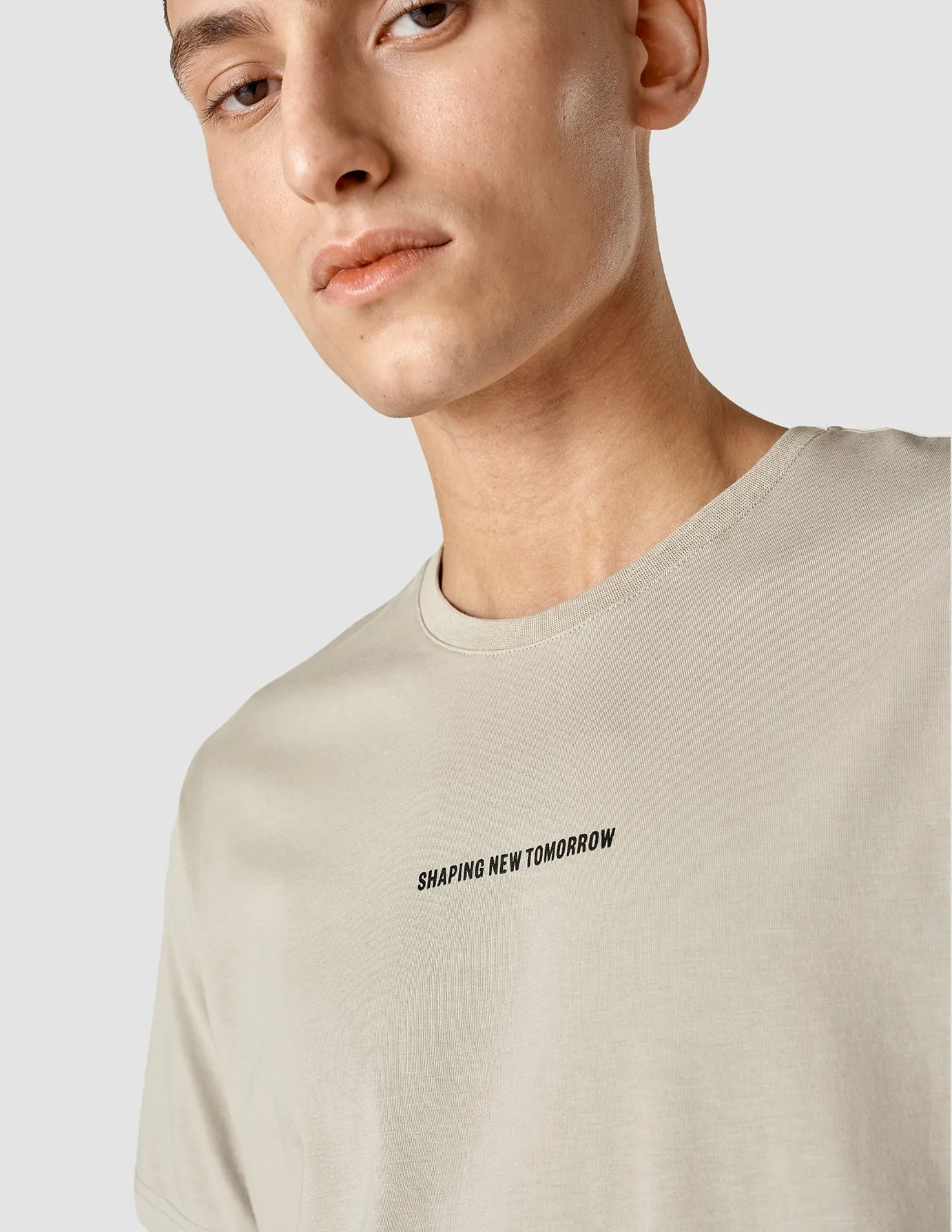 Supima Autograph T-shirt Oyster Grey