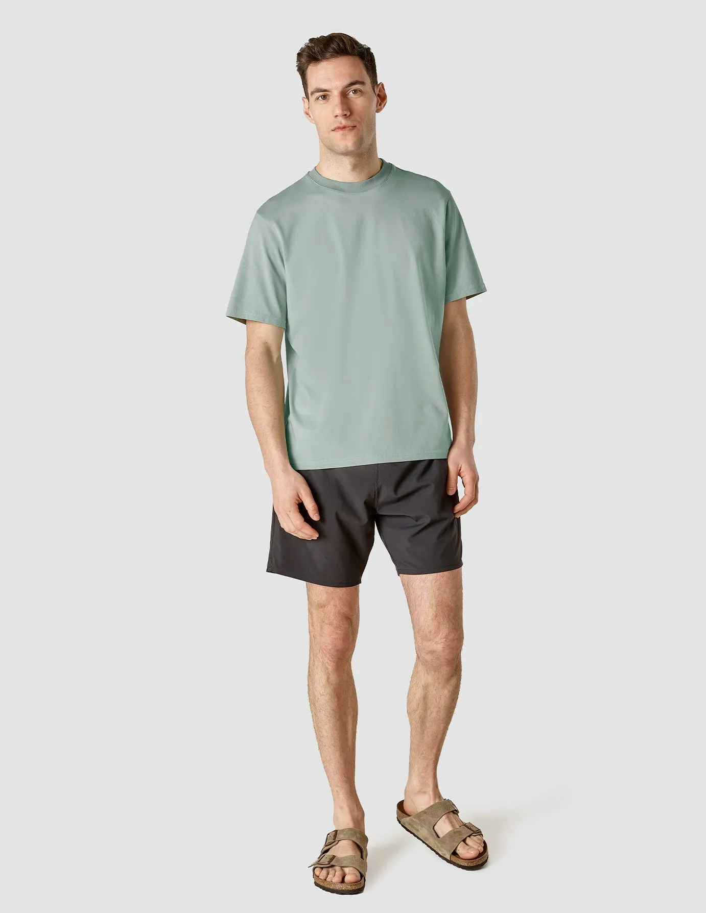 Supima T-shirt Box Fit Calm Green