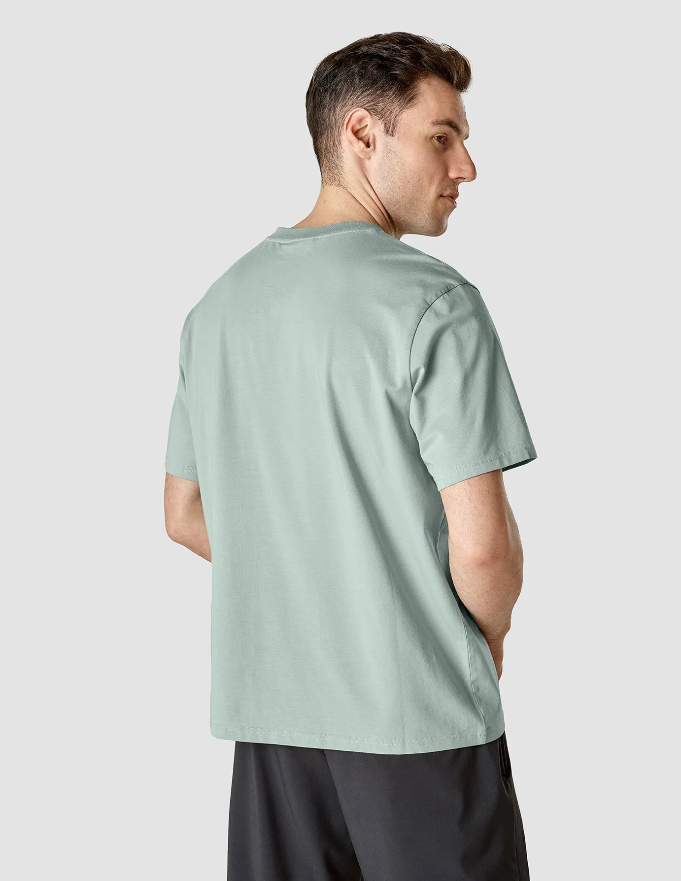 Supima T-shirt Box Fit Calm Green