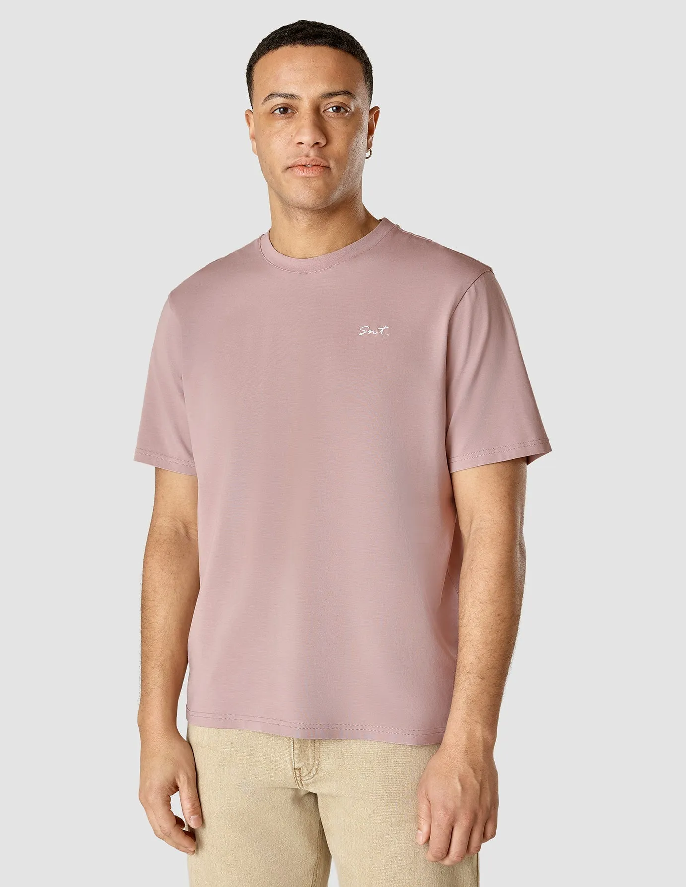 Supima T-Shirt Box Fit Legacy Dusty Lilac