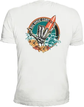 T-Shirt 14ender Big Wave Contest white