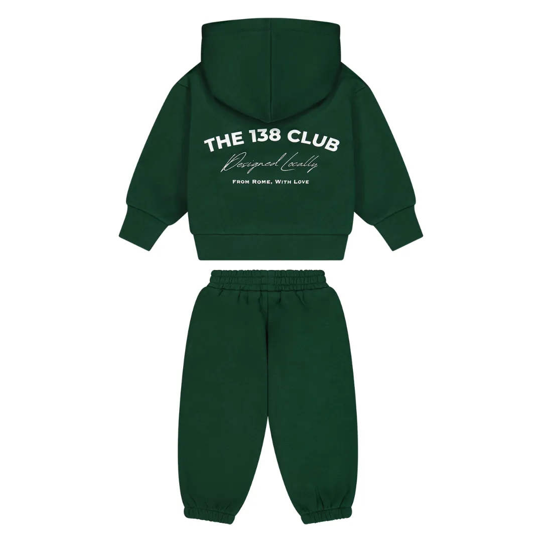 THE 138 CLUB KIDS TRACKSUIT SET - FOREST