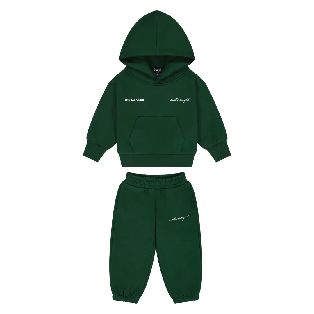 THE 138 CLUB KIDS TRACKSUIT SET - FOREST