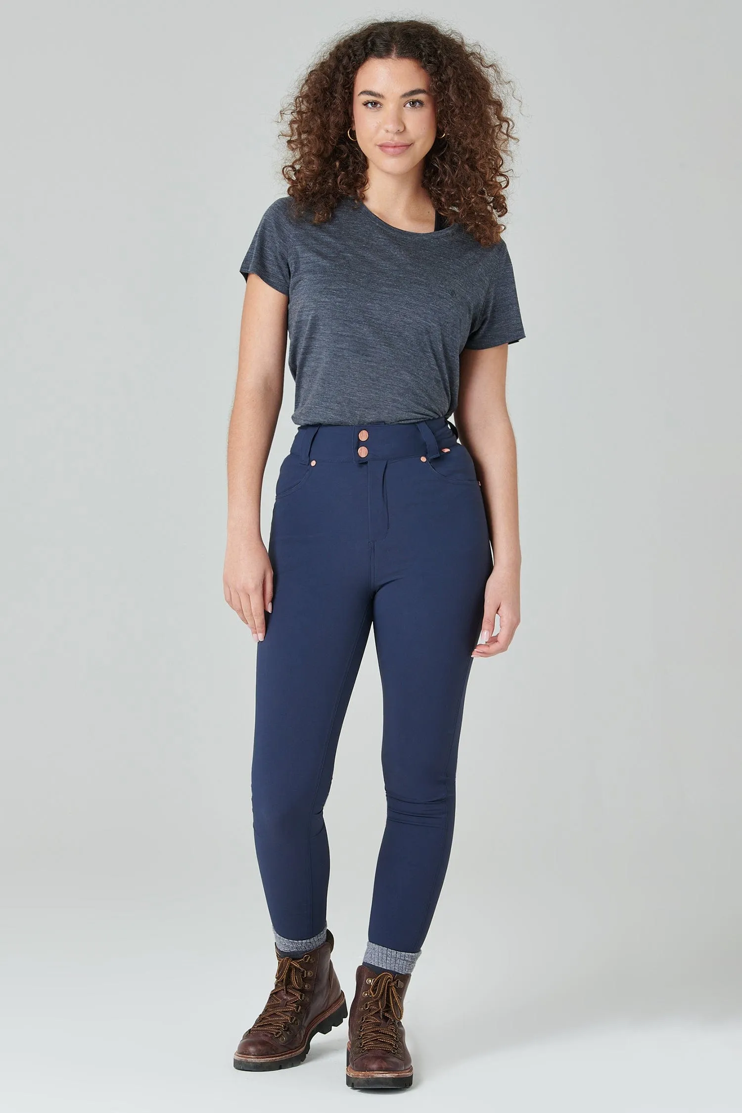 The Shape Skinny Outdoor Pants - Deep Navy