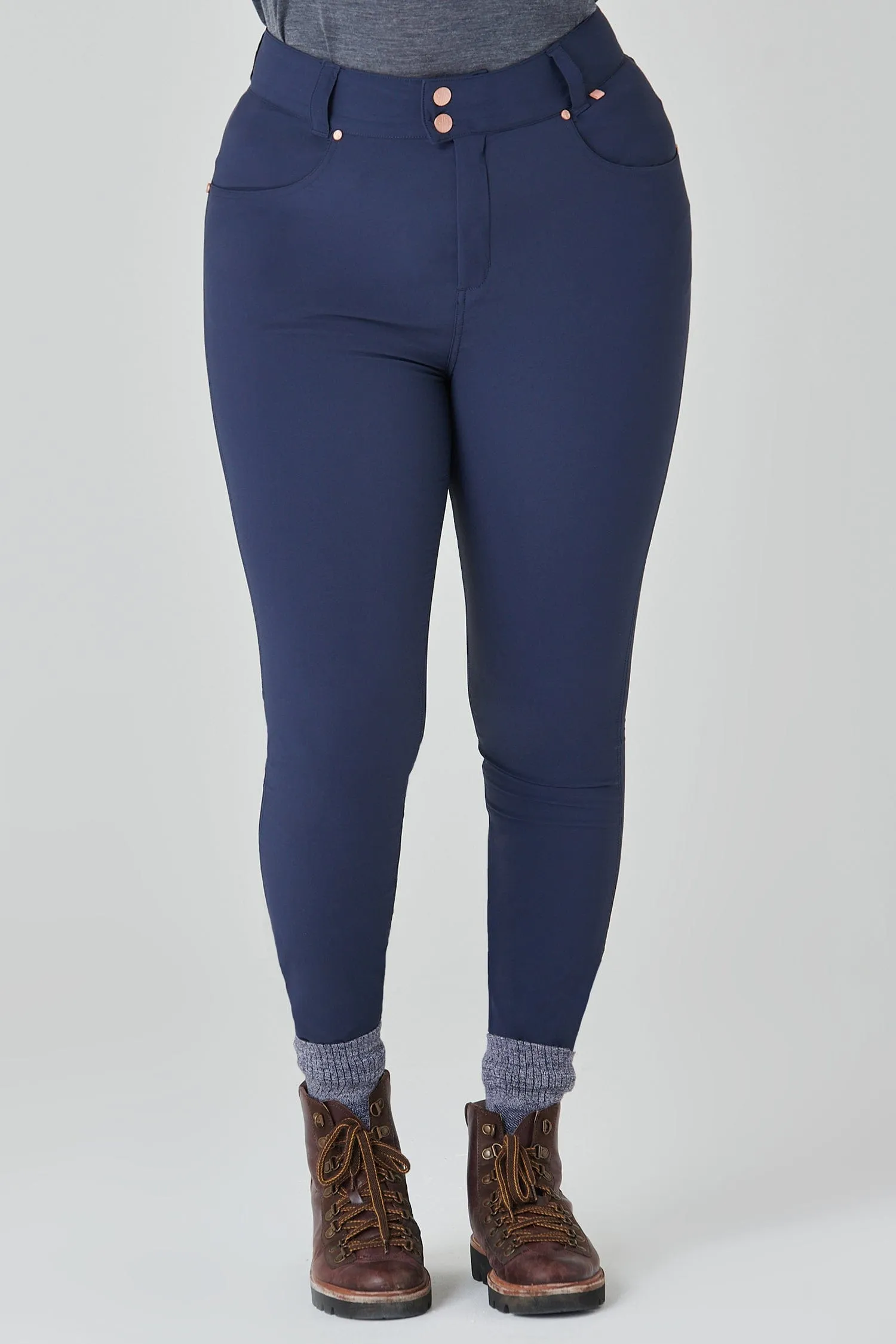 The Shape Skinny Outdoor Pants - Deep Navy