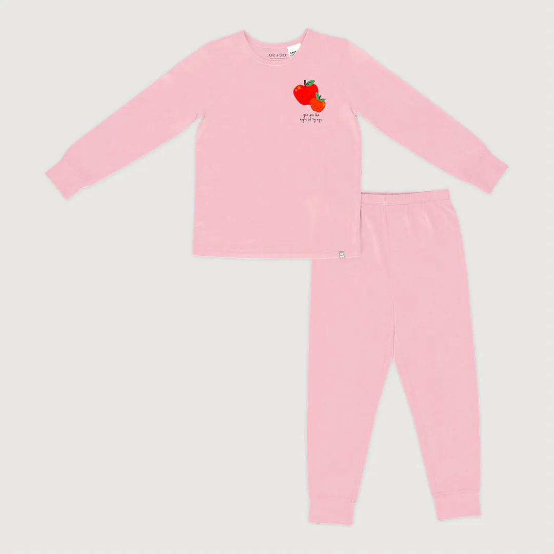 Tutti Frutti Bamboo Toddler Jammies Set (Pink)