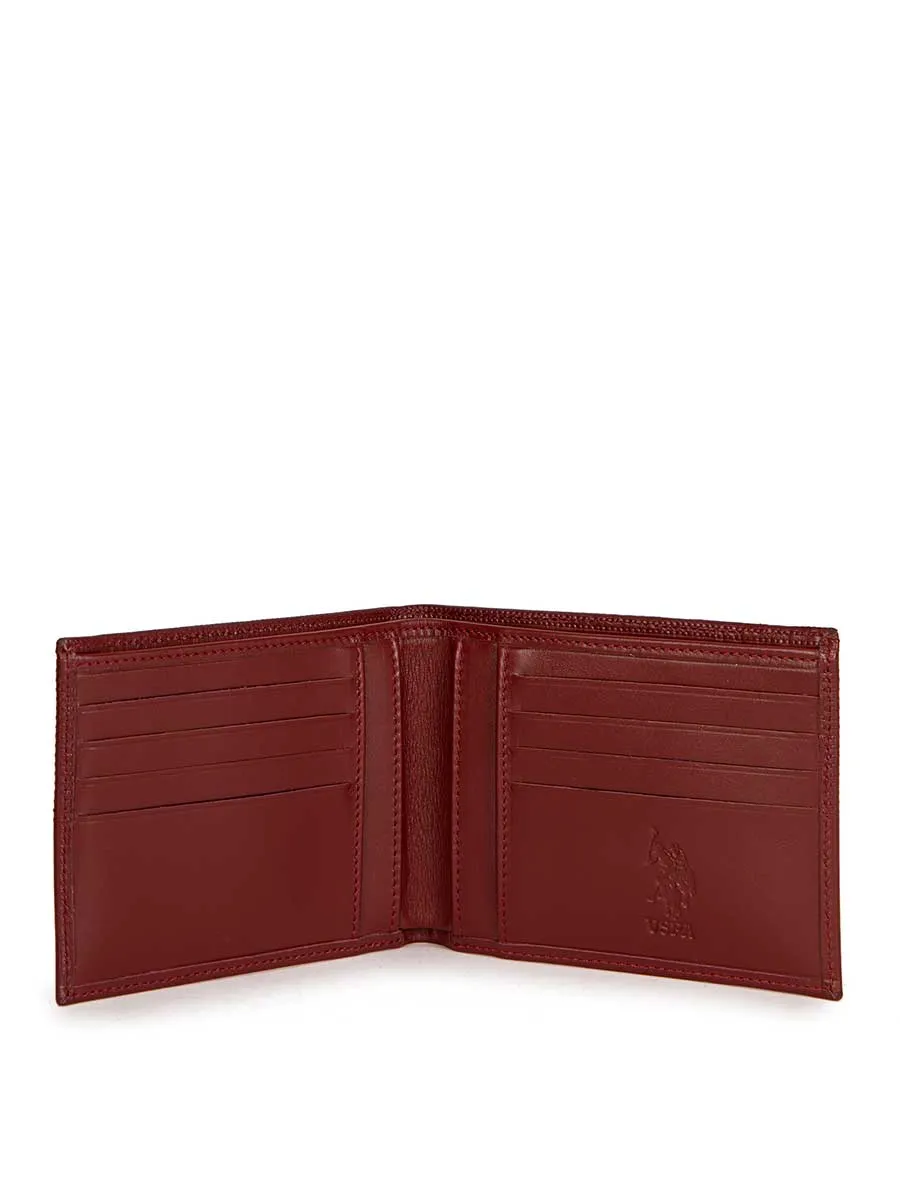 U.S. Polo Assn. Men Wallet Bordeaux VR014 USPWT066