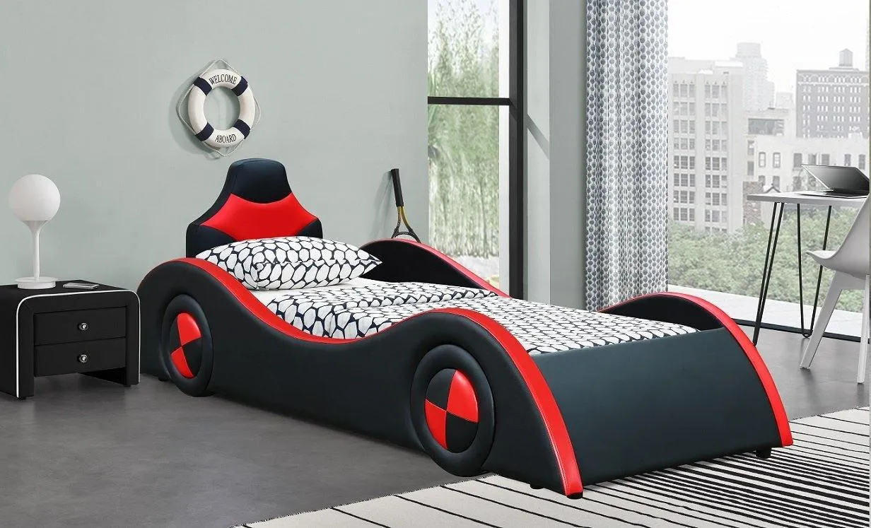 Vincent Kids Race Car Bed