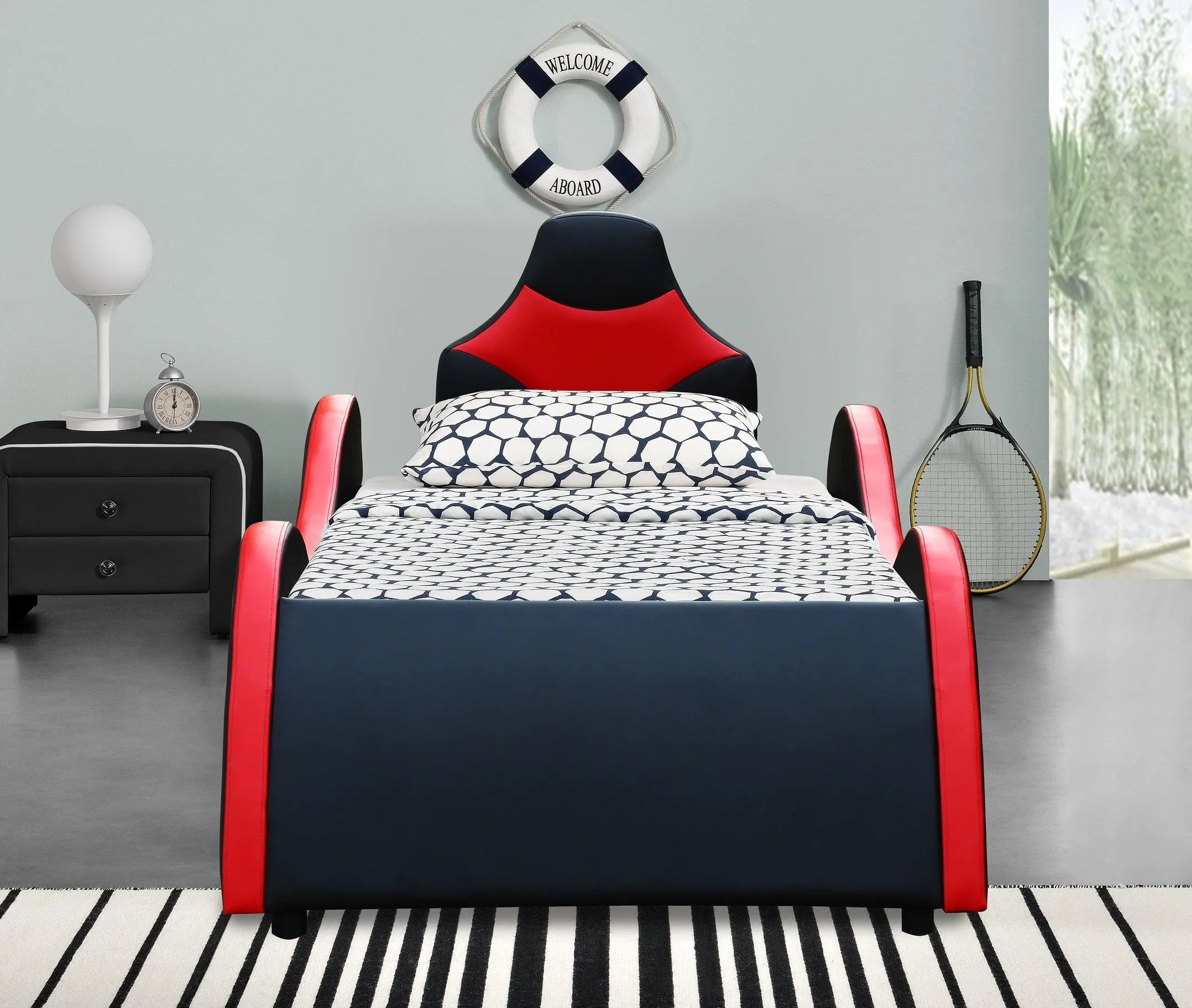 Vincent Kids Race Car Bed