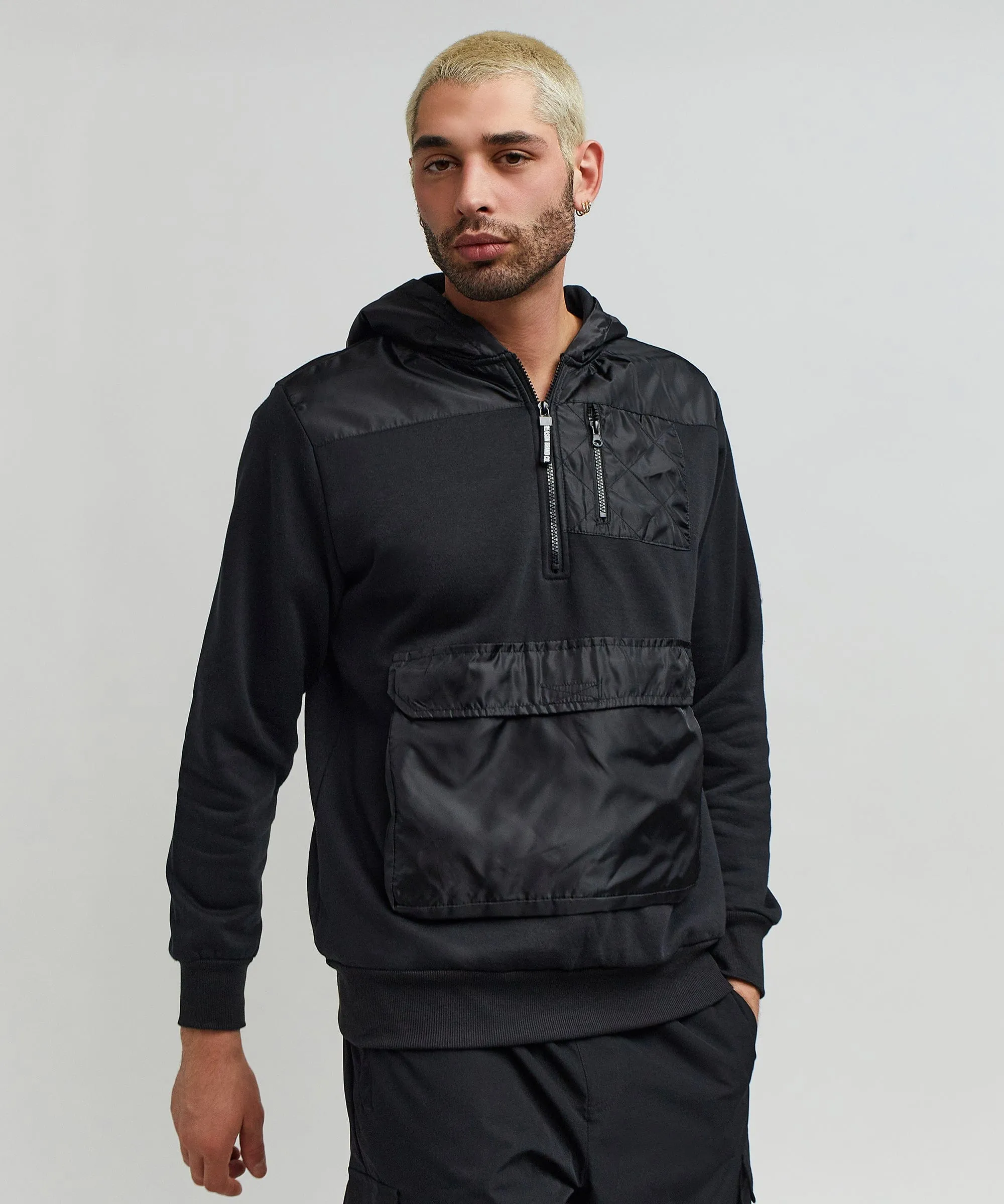 Wheaties Cargo Hoodie - Black