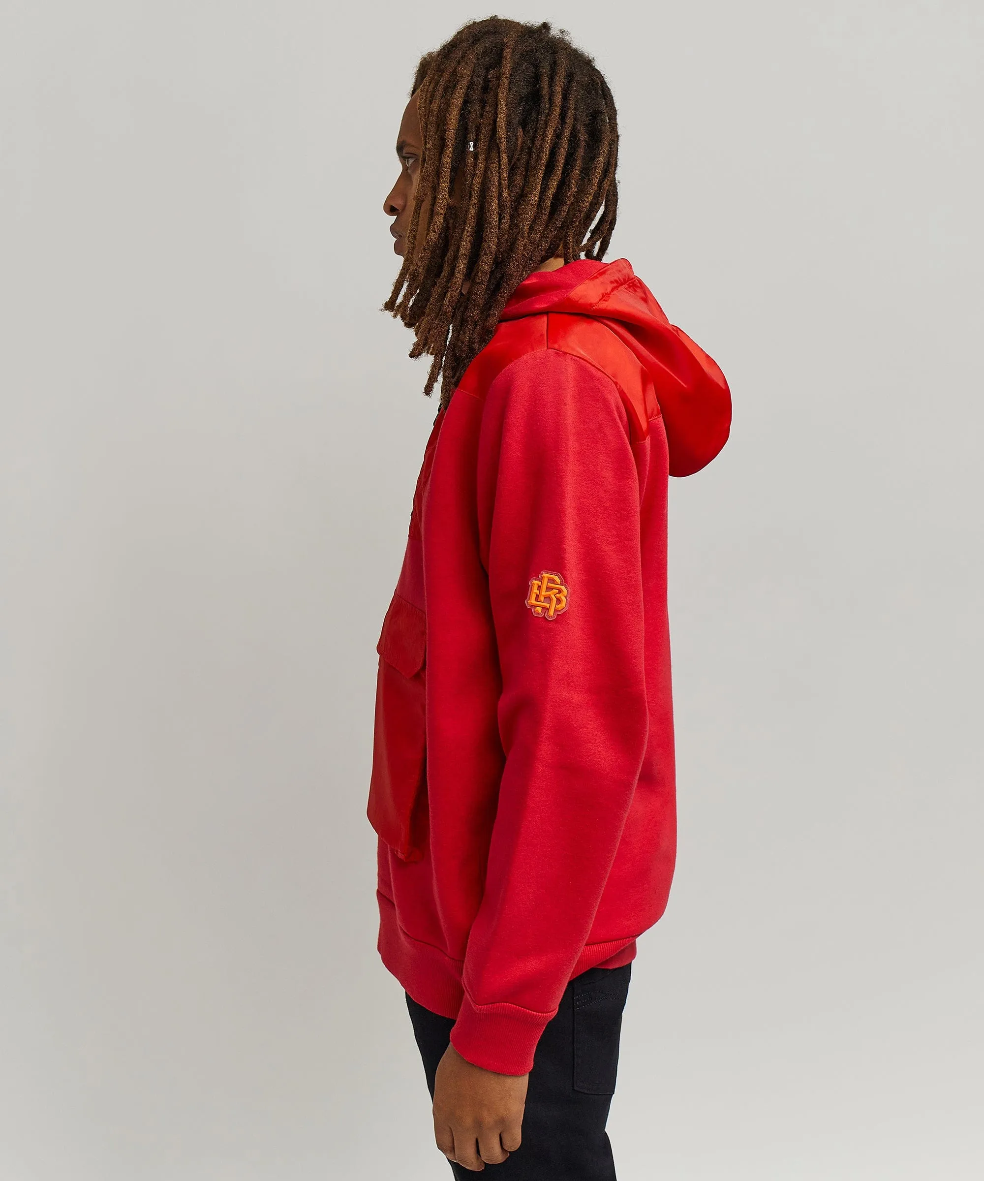 Wheaties Cargo Hoodie - Red