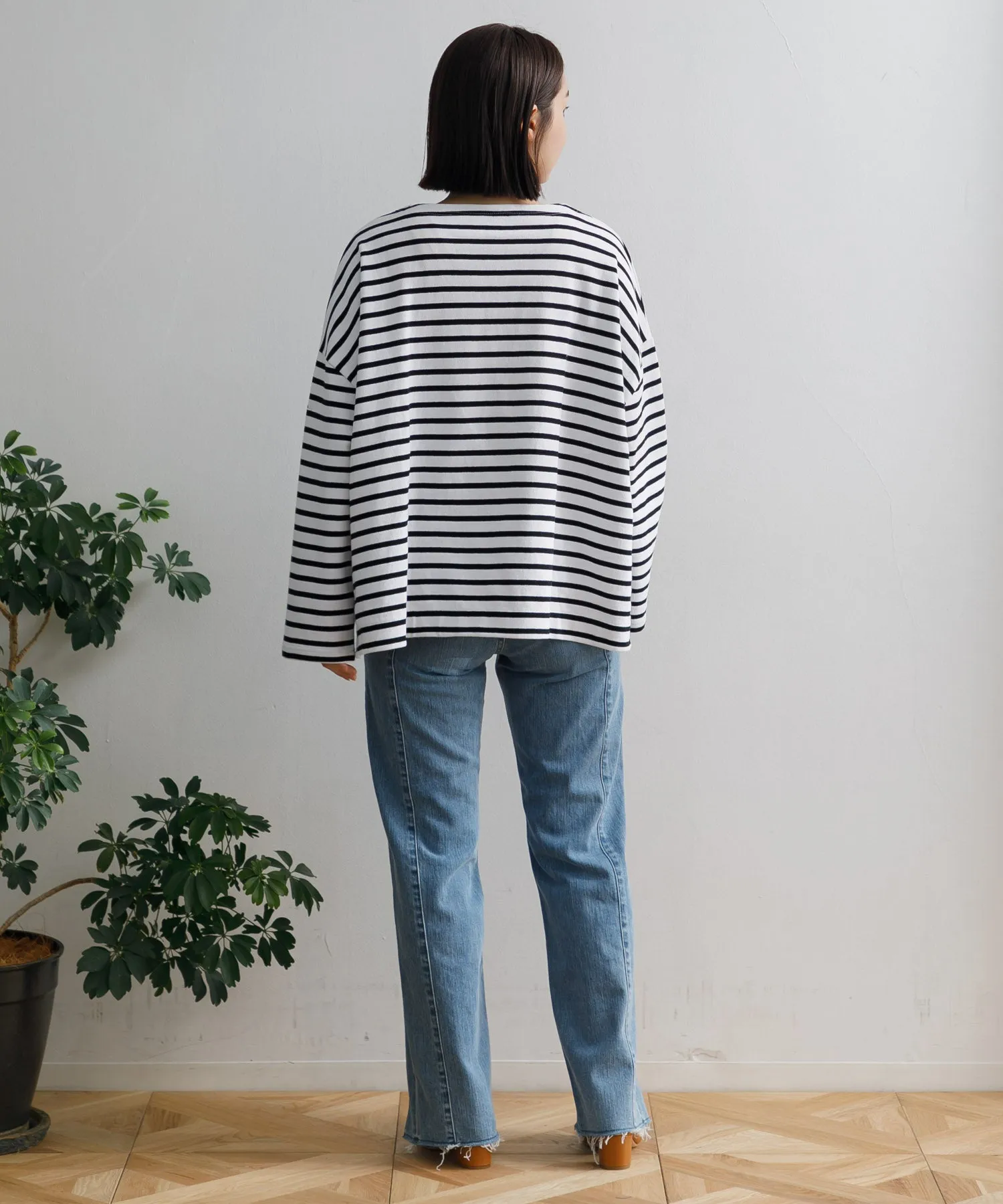 【WOMEN】ORCIVAL WIDE BODY BOAT NECK PULLOVER