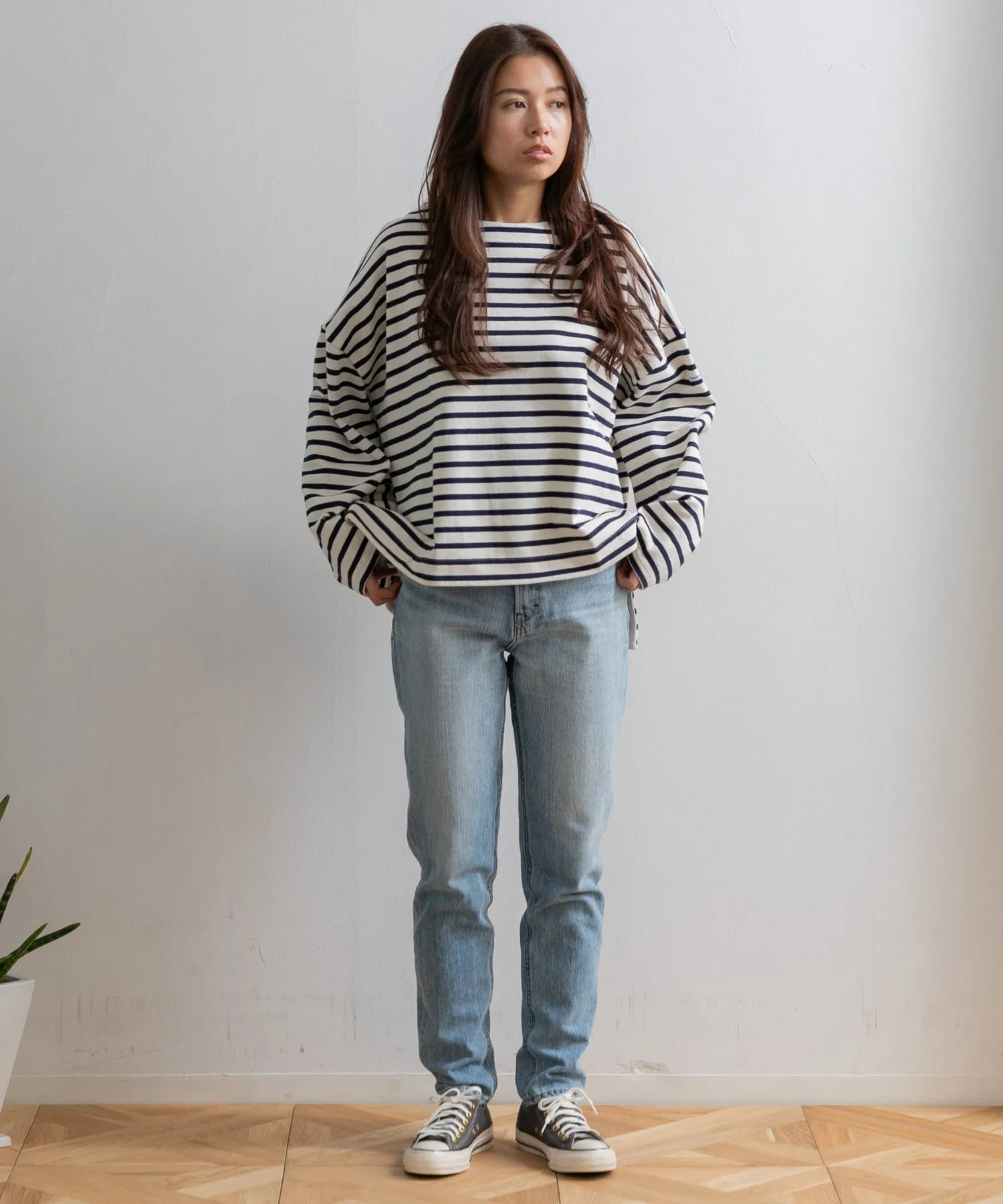 【WOMEN】ORCIVAL WIDE BODY BOAT NECK PULLOVER