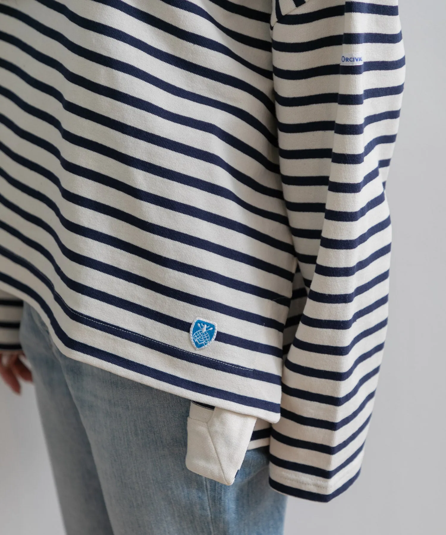 【WOMEN】ORCIVAL WIDE BODY BOAT NECK PULLOVER