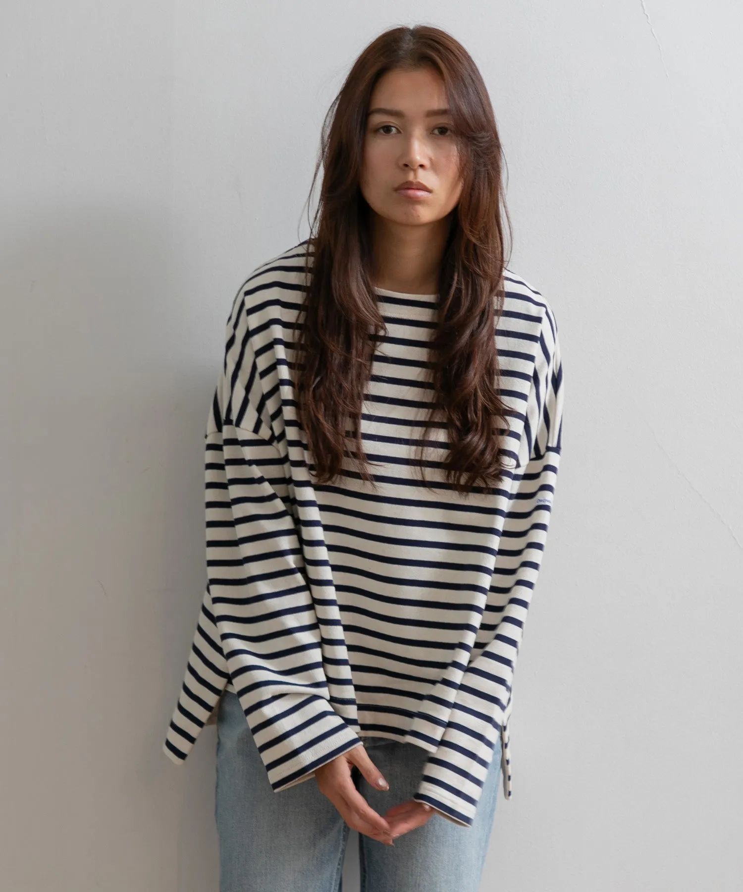 【WOMEN】ORCIVAL WIDE BODY BOAT NECK PULLOVER