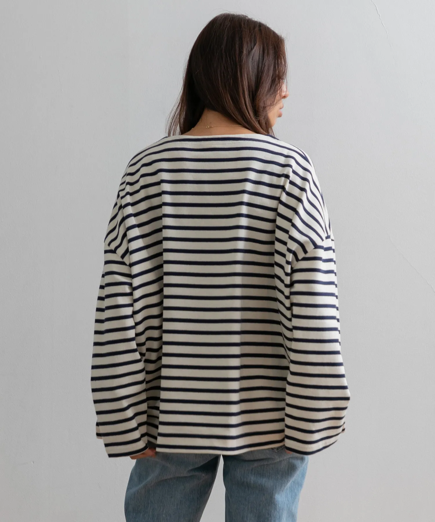 【WOMEN】ORCIVAL WIDE BODY BOAT NECK PULLOVER