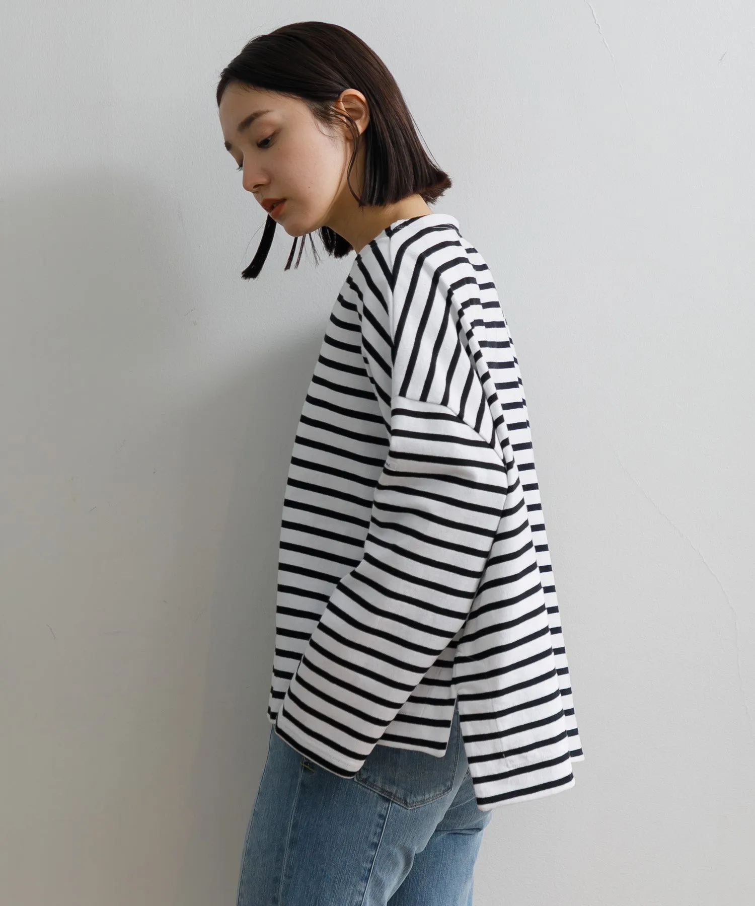 【WOMEN】ORCIVAL WIDE BODY BOAT NECK PULLOVER