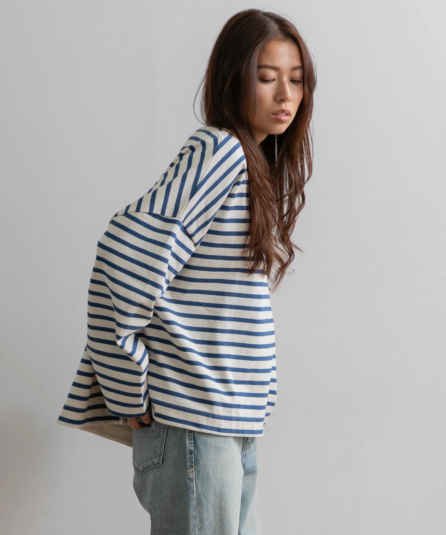 【WOMEN】ORCIVAL WIDE BODY BOAT NECK PULLOVER