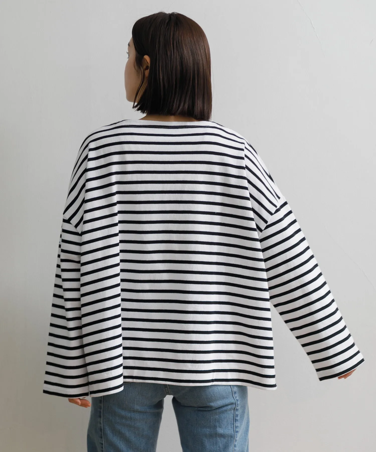 【WOMEN】ORCIVAL WIDE BODY BOAT NECK PULLOVER