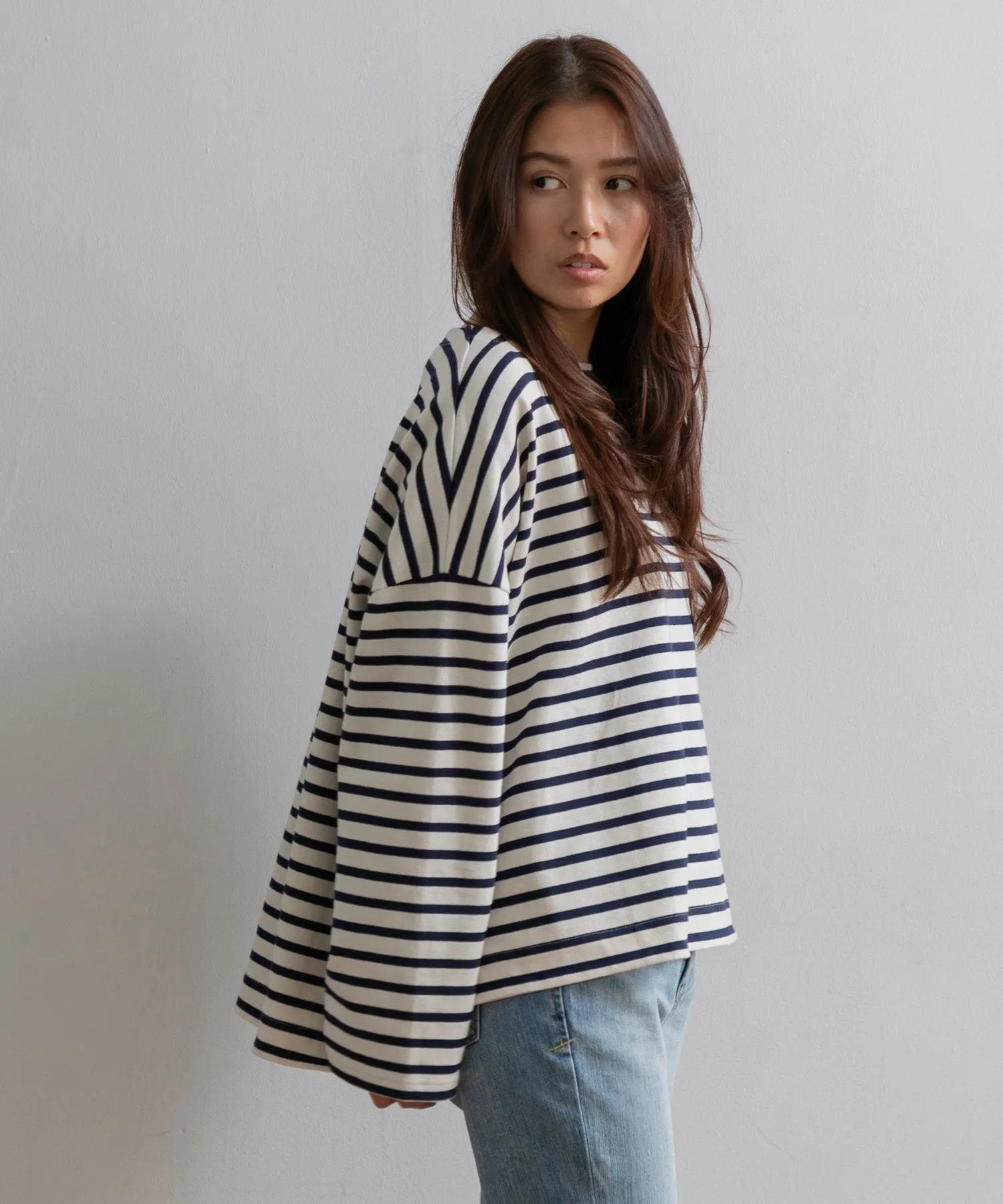 【WOMEN】ORCIVAL WIDE BODY BOAT NECK PULLOVER