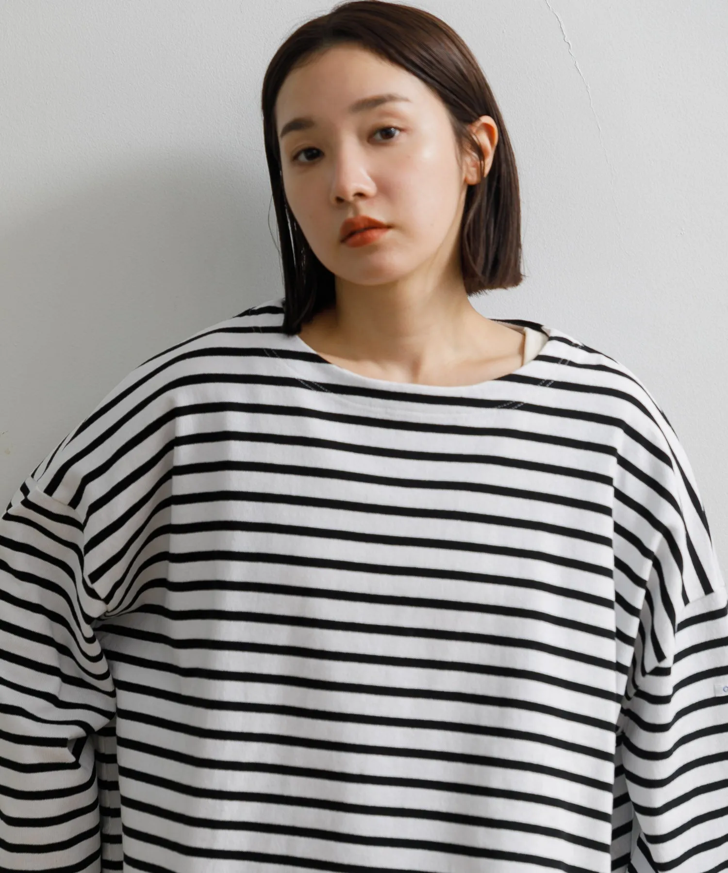 【WOMEN】ORCIVAL WIDE BODY BOAT NECK PULLOVER