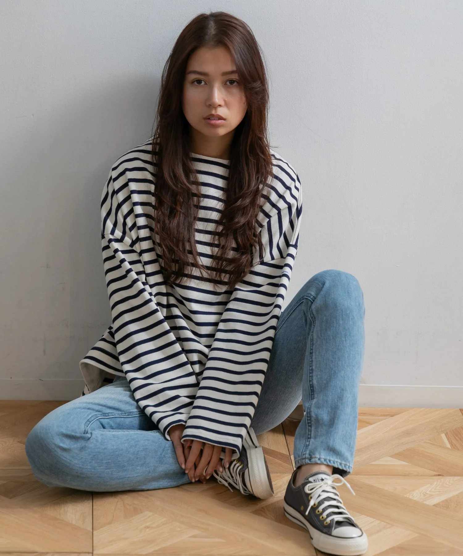 【WOMEN】ORCIVAL WIDE BODY BOAT NECK PULLOVER