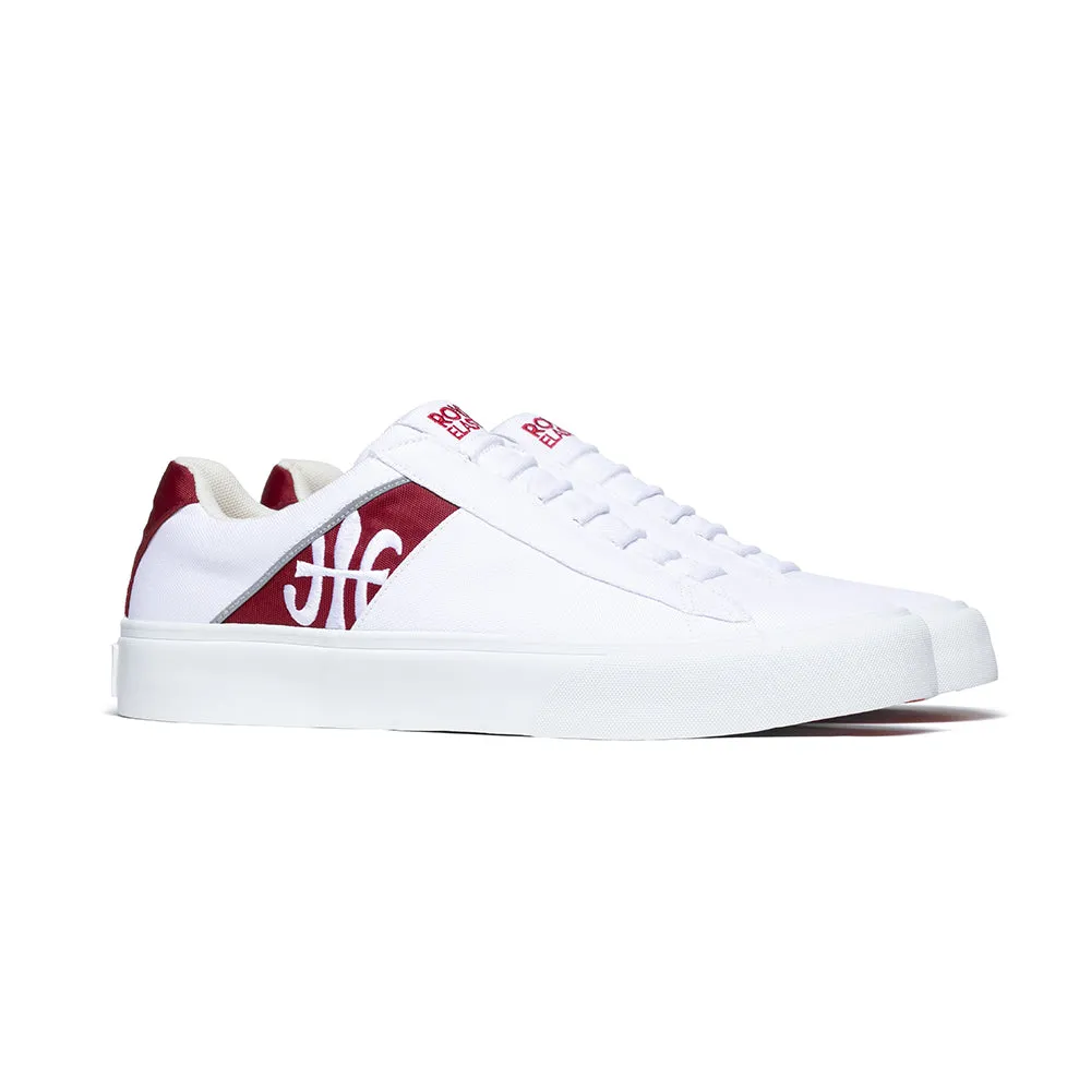 Women's Cruiser White Red Nylon Low Tops 90801-100