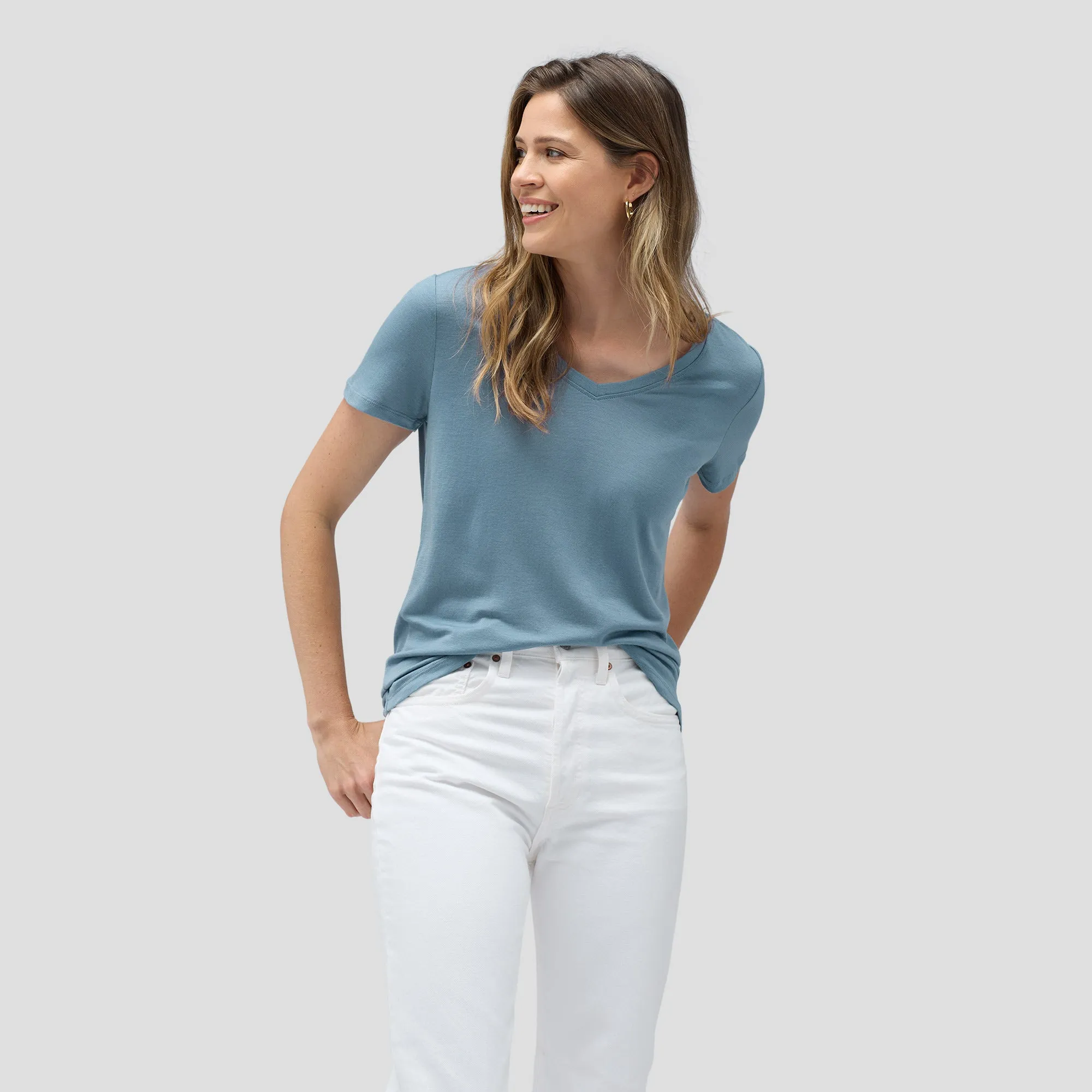 Women's Merino V-Neck T-Shirt