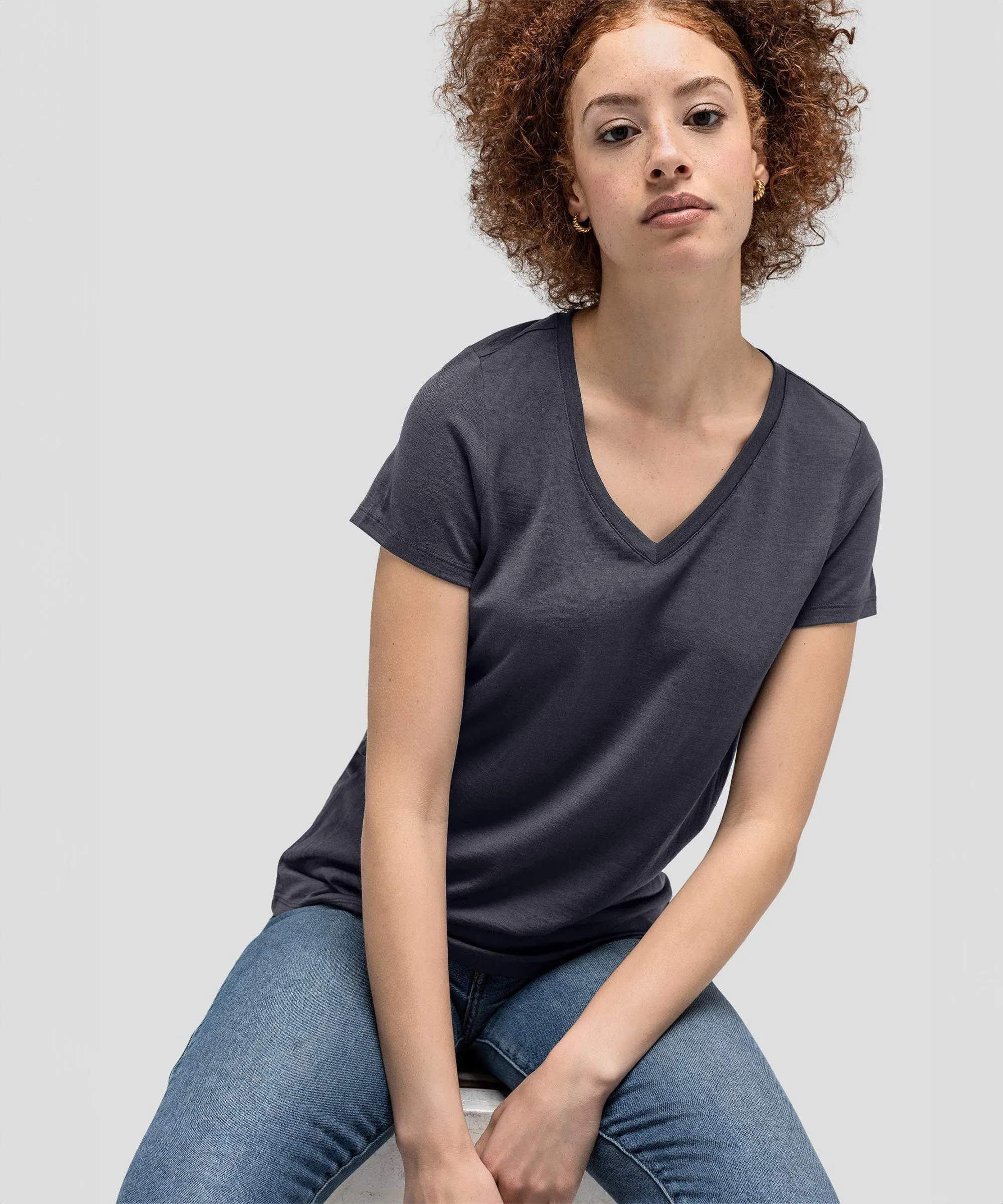 Women's Merino V-Neck T-Shirt