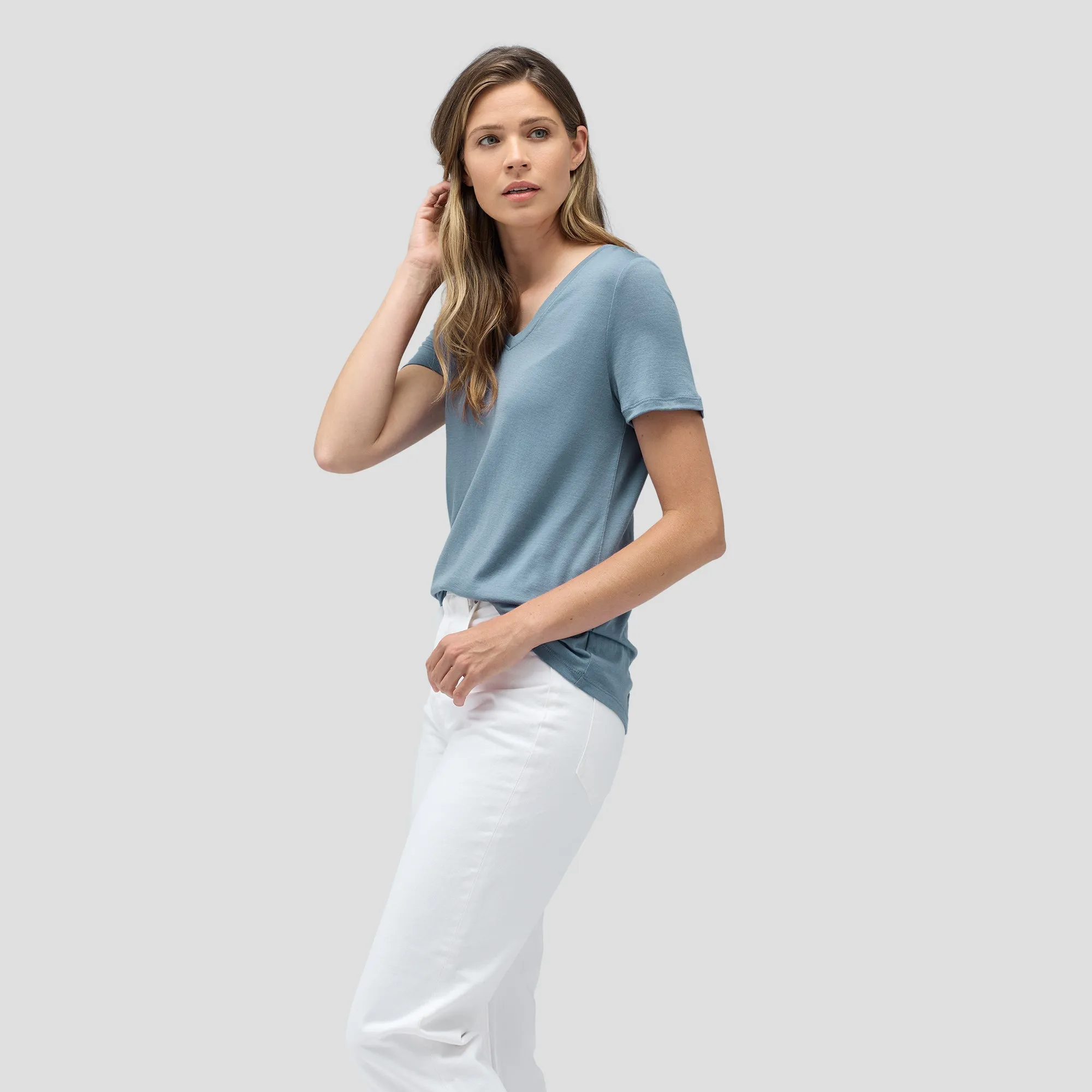 Women's Merino V-Neck T-Shirt