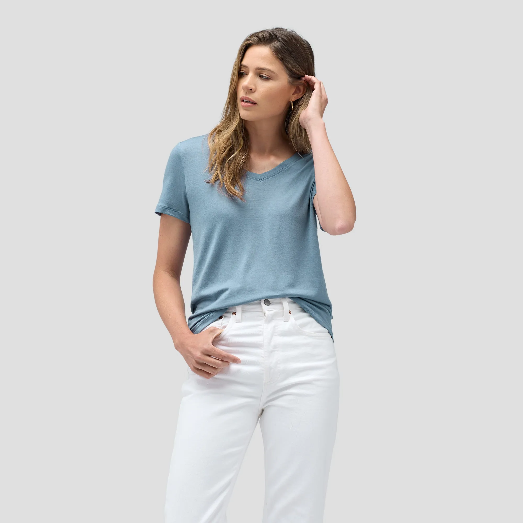 Women's Merino V-Neck T-Shirt