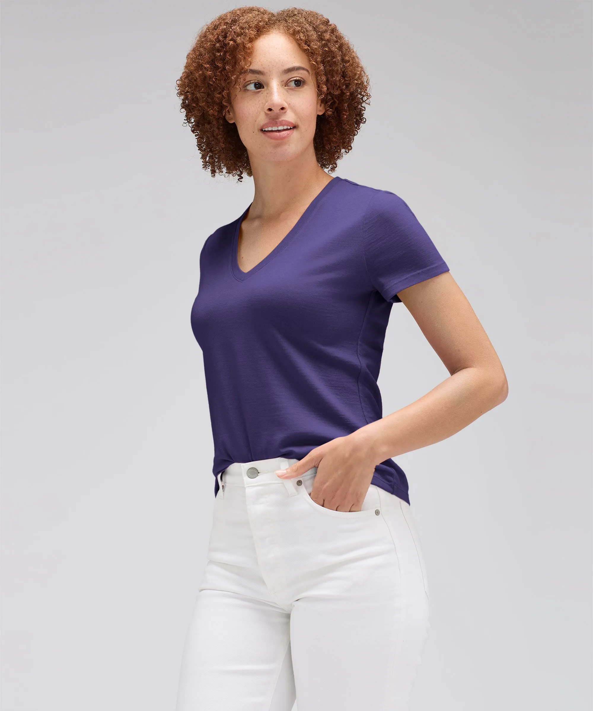 Women's Merino V-Neck T-Shirt