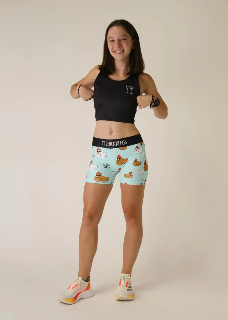 Women's Swaggy Chickns 3" Compression Shorts