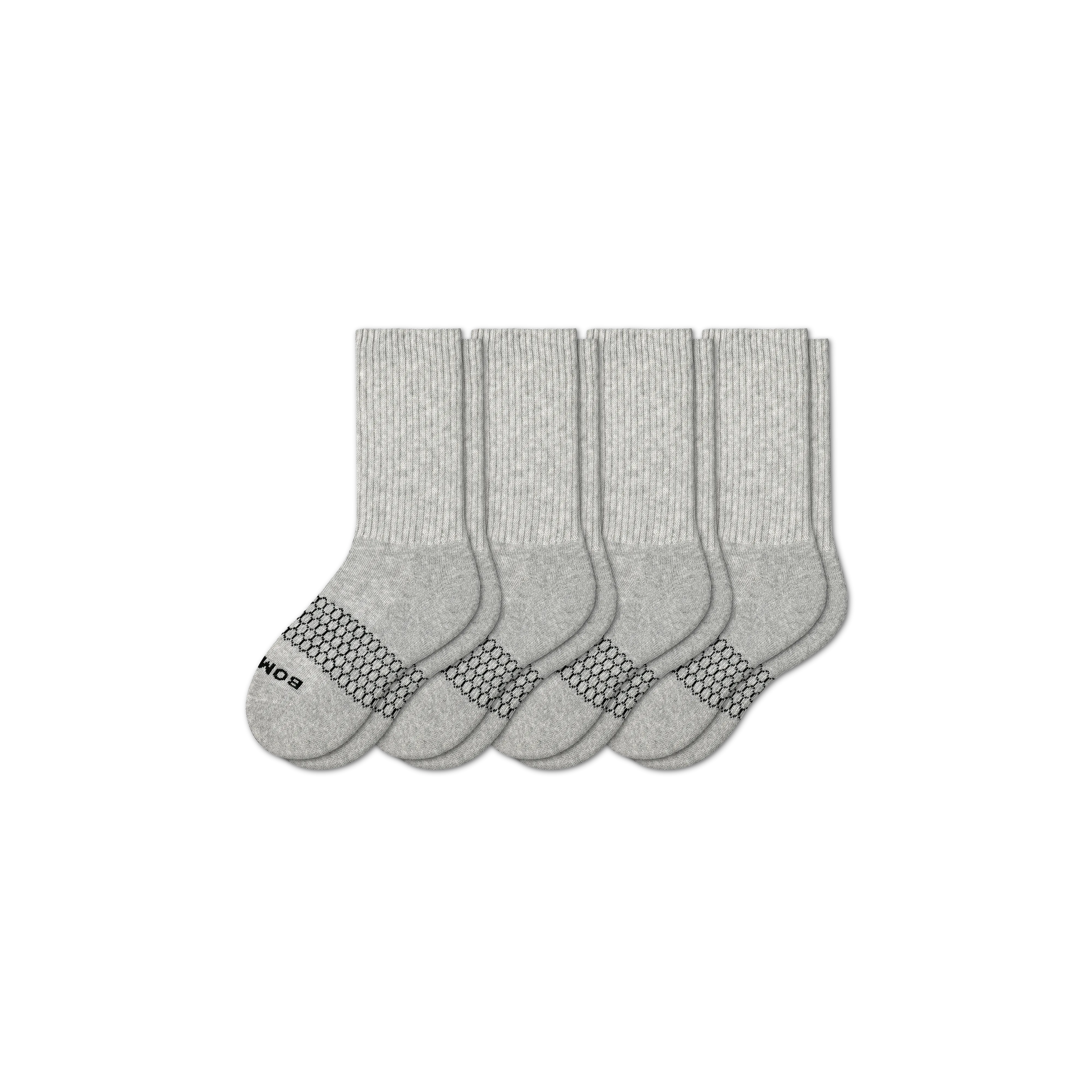 Youth Solids Calf Sock 4-Pack