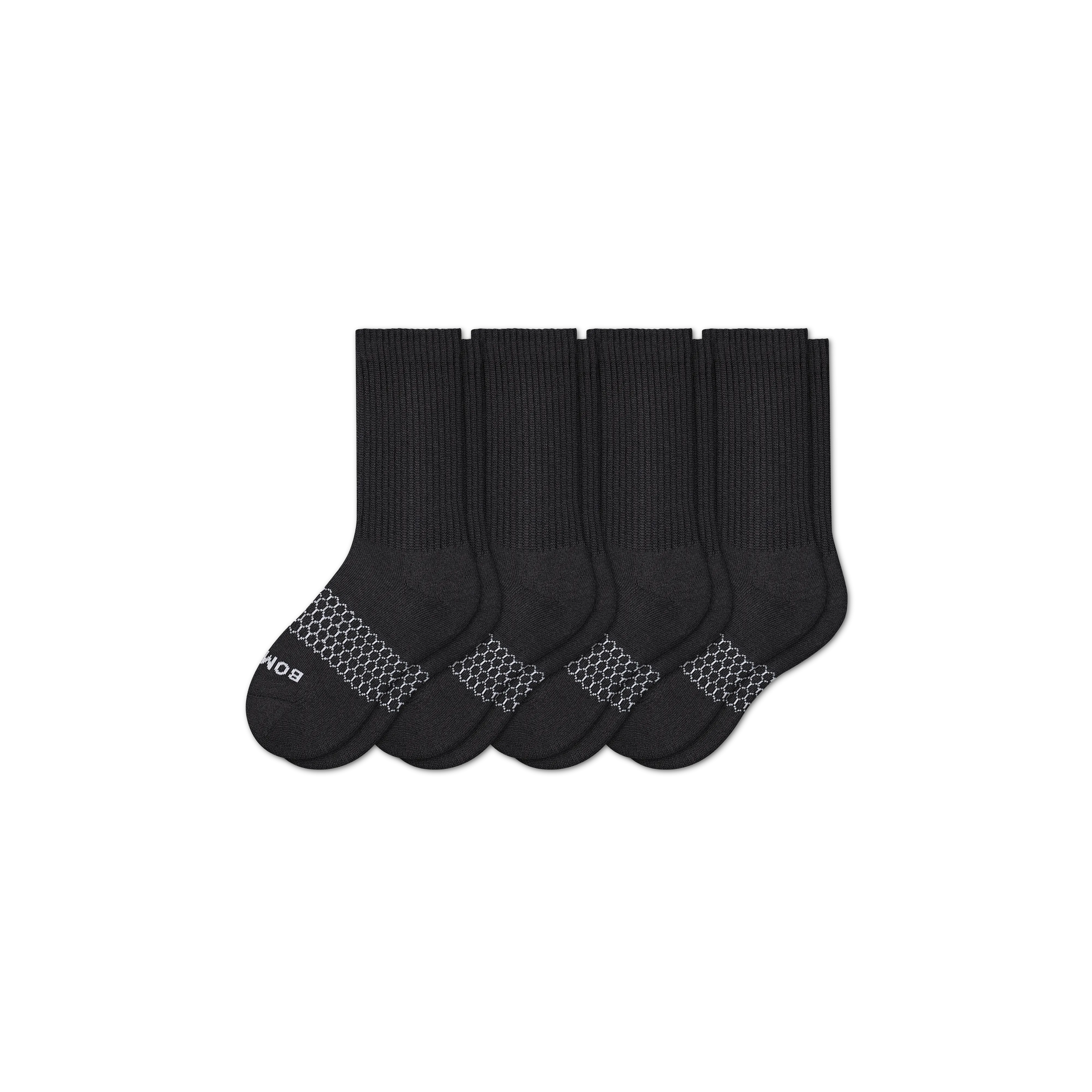 Youth Solids Calf Sock 4-Pack