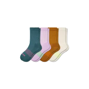 Youth Solids Calf Sock 4-Pack