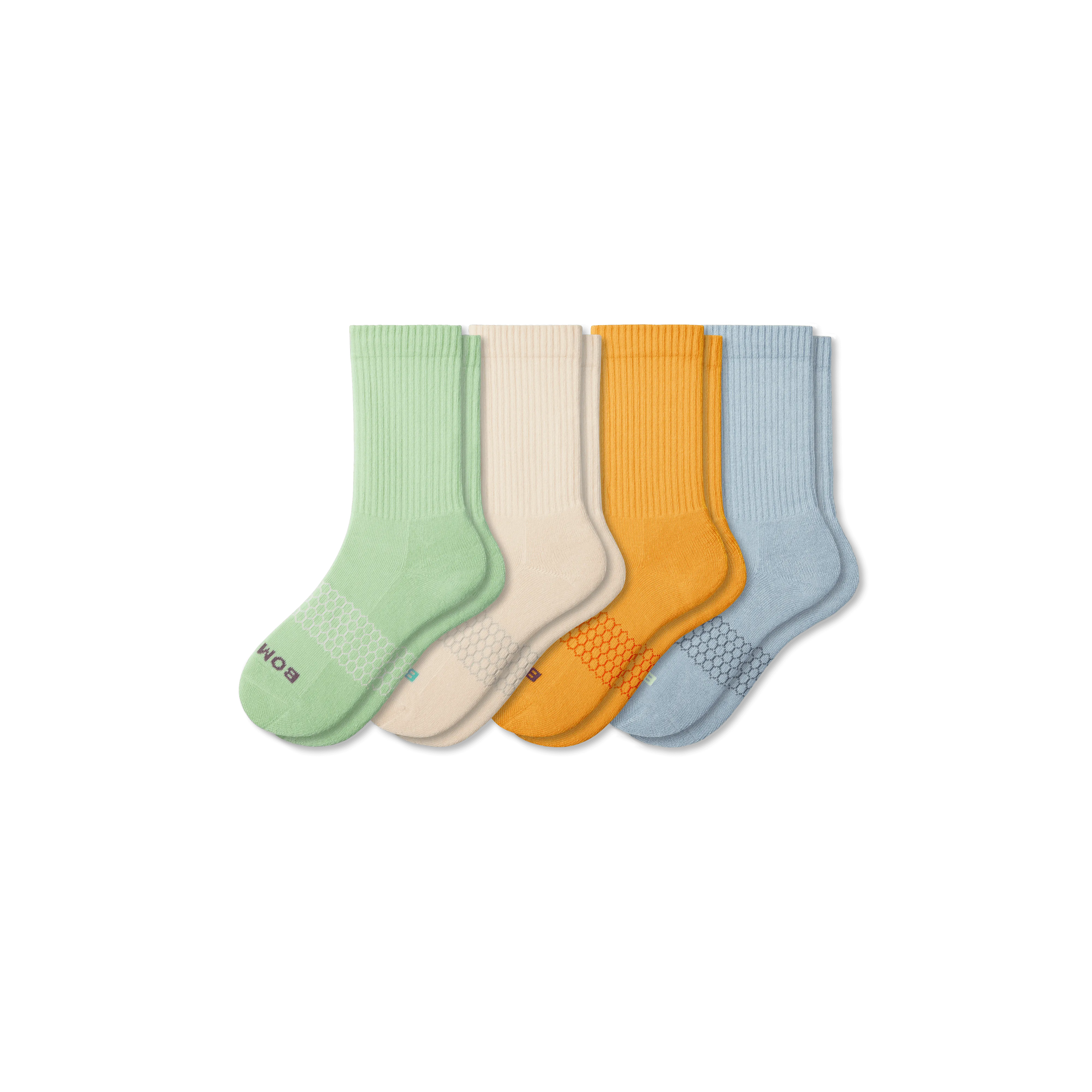 Youth Solids Calf Sock 4-Pack