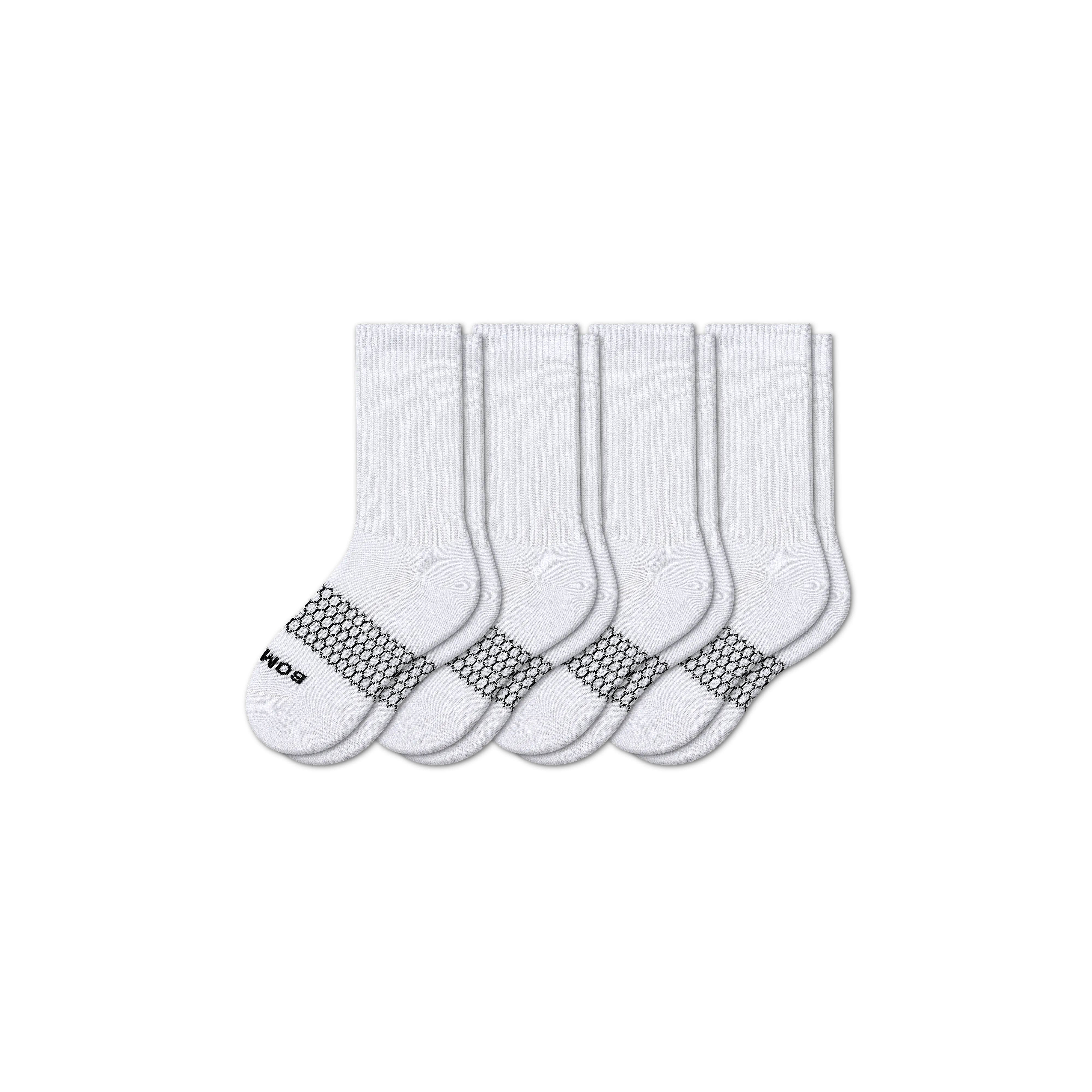 Youth Solids Calf Sock 4-Pack